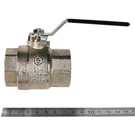 Кран шаровой STOUT рукоятка 11/4" ВВ, полнопроходной NEW