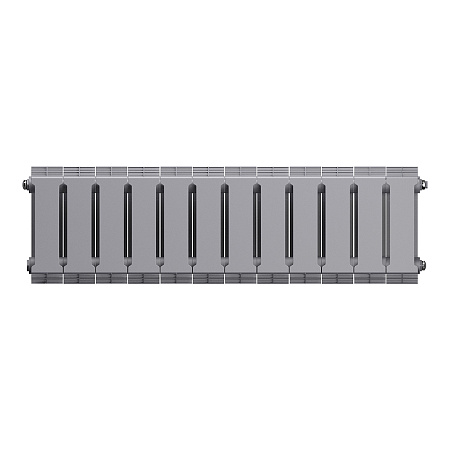 Радиатор биметаллический ROYAL THERMO PIANOFORTE SILVER SATIN 200x12 секций, серый (НС-1346021)