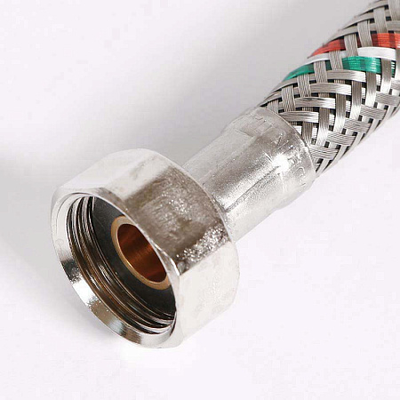 Гибкая подводка UNI-FITT ВВ 1/2", 300 см, DN 8, оплётка из нерж. стали