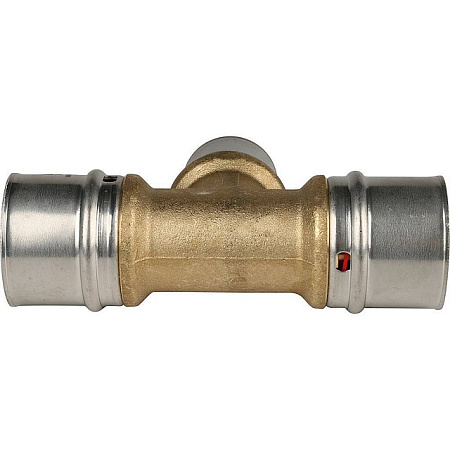 МП Тройник переходной пресс для металлопласта STOUT Ø32х26х32