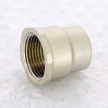 Муфта переходная резьбовая латунная UNI-FITT никель 3/4"х1/2"