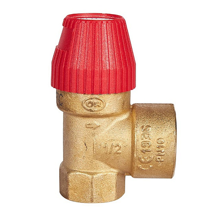 Клапан предохранительный для отопления STOUT 1/2"x3/4" (2,5 бар) (477.127)