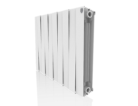 Радиатор биметаллический ROYAL THERMO PIANOFORTE BIANCO TRAFFICO NEW 500x10 секций (НС-1176322)