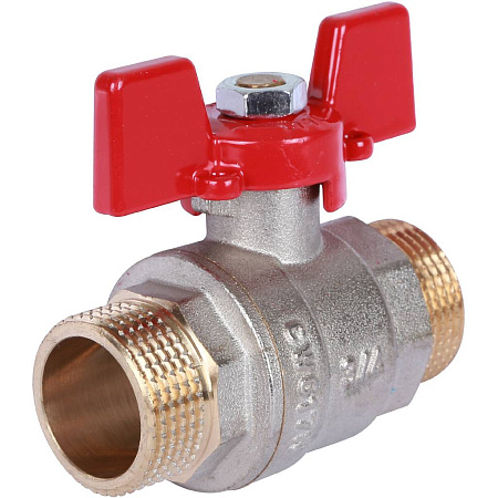 Кран шаровой ROMMER бабочка 3/4" НН