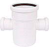 ПВХ Крестовина одноплоскостная SINIKON КОМФОРТ ПЛЮС белая Ø110х50х50х90°