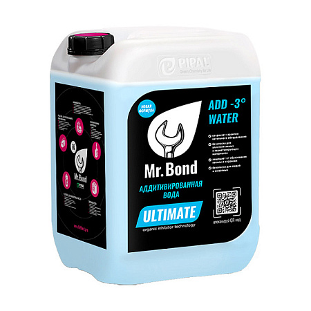 Антикоррозийная вода для отопления Mr.BOND WATER ULTIMATE котловая 10 л дистиллированная