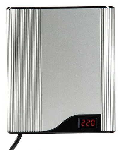Стабилизатор сетевого напряжения TEPLOCOM ST-555-И 220 В, 555 ВА, Uвх. 145-260 В, БАСТИОН (алюминий)