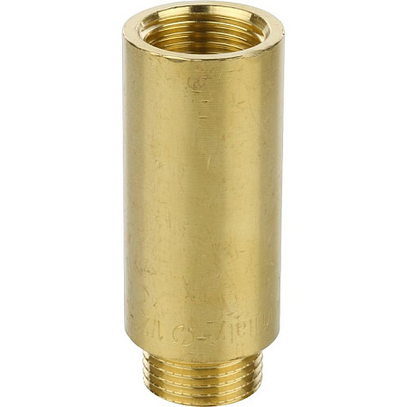 Удлинитель резьбовой латунный STOUT без покрытия 1/2"x55мм ВН