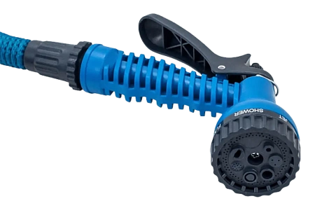 Шланг поливочный саморастягивающийся UNIPUMP ROLL TELESCOPE 15 м (5-15м) распылитель 7 режимов