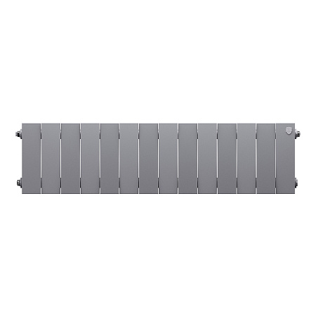 Радиатор биметаллический ROYAL THERMO PIANOFORTE SILVER SATIN 200x14 секций, серый (НС-1346023)