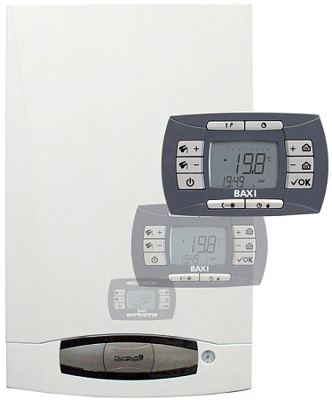 Котел газовый настенный BAXI NUVOLA 3 COMFORT 240 i, 24 кВт, двухконтурный, атмосферный