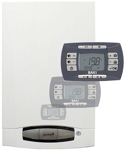 Котел газовый настенный BAXI NUVOLA 3 COMFORT 240 Fi, 24 кВт, двухконтурный, турбированный