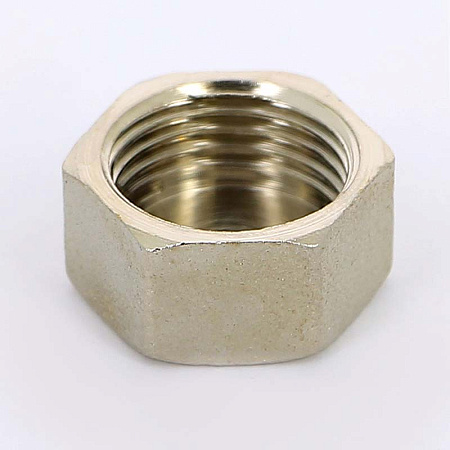 Заглушка резьбовая латунная UNI-FITT никель 1/2" В