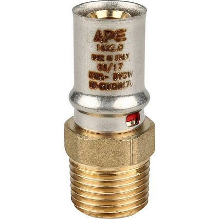 МП Муфта резьбовая пресс для металлопласта STOUT Ø16х1/2" Н