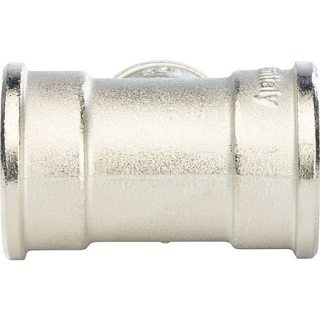Тройник переходной переходной латунный STOUT никель 1"x1/2"x1" В