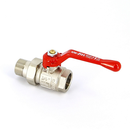 Кран шаровой с американкой UNI-FITT ETALON рукоятка 3/4"