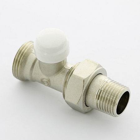 Вентиль обратный UNI-FITT 1/2" х 3/4" НН ЕК с разъёмным соединением, никелированный