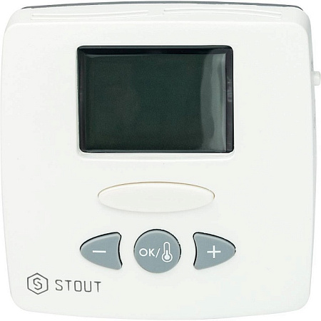 Термостат комнатный STOUT WFHT-LCD электронный, с выносным датчиком