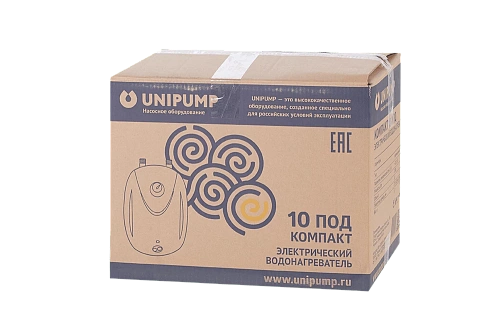 ЭВН Водонагреватель накопительный электрический UNIPUMP КОМПАКТ 10 над