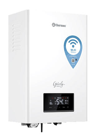 Котел электрический настенный THERMEX GRIZZLY 5-12кВт, (220/380 В) Wi-Fi (ЭдЭБ01987)