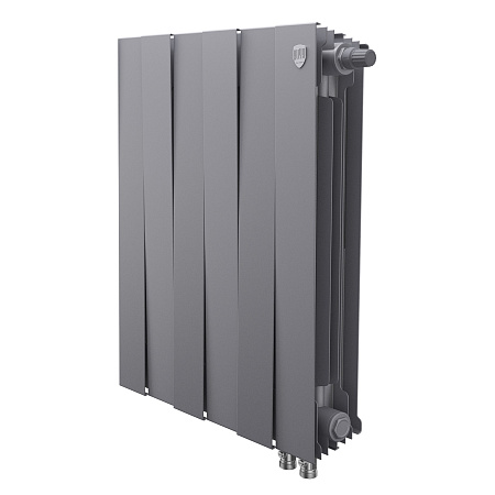 Радиатор биметаллический ROYAL THERMO PIANOFORTE SILVER SATIN VDR80 500x6 секций (НС-1506373)
