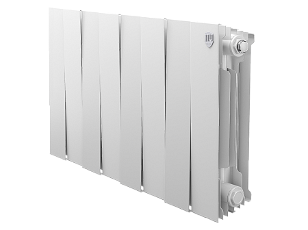 Радиатор биметаллический ROYAL THERMO PIANOFORTE BIANCO TRAFFICO 300x8 секций (НС-1346053)