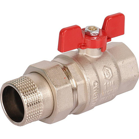 Кран шаровой с американкой STOUT бабочка EPDM 11/4"