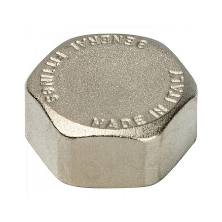 Заглушка резьбовая латунная STOUT никель 1/8" В