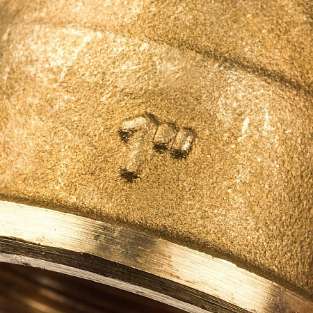 Угол резьбовой латунный STOUT без покрытия 1" В