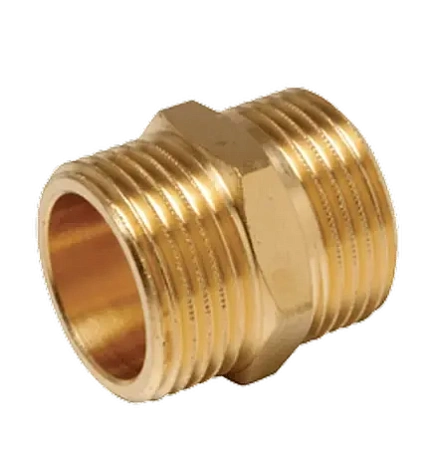 Ниппель латунный UNIPUMP 1" нр х 1" нр