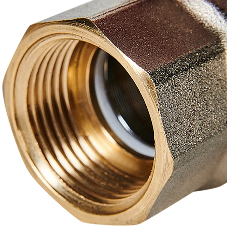 Кран шаровой полнопроходной с американкой STOUT ручка бабочка 3/4" ВР/НР (EPDM)