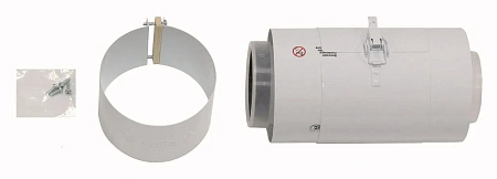 Удлинитель дымохода коаксиальный PROTHERM Ø80/125, с ревизионным отверстием Al