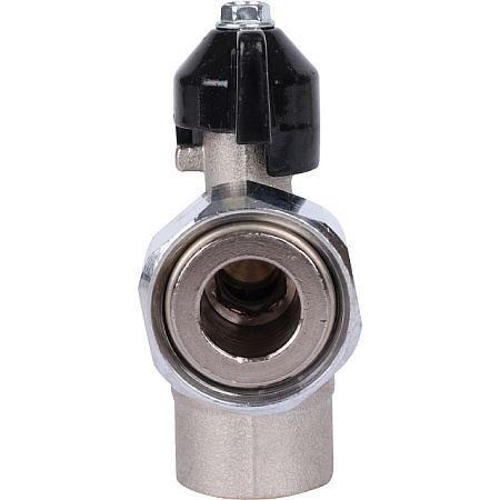 Кран шаровой угловой STOUT бабочка 1/2"х3/4" В, с накидной гайкой