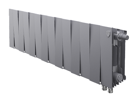 Радиатор биметаллический ROYAL THERMO PIANOFORTE SILVER SATIN VDR 200x14 секций (НС-1346024)