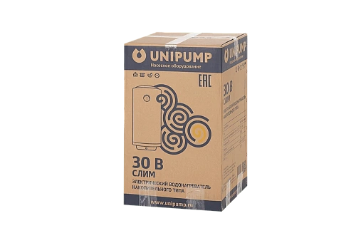 ЭВН Водонагреватель накопительный электрический UNIPUMP СЛИМ 30 В