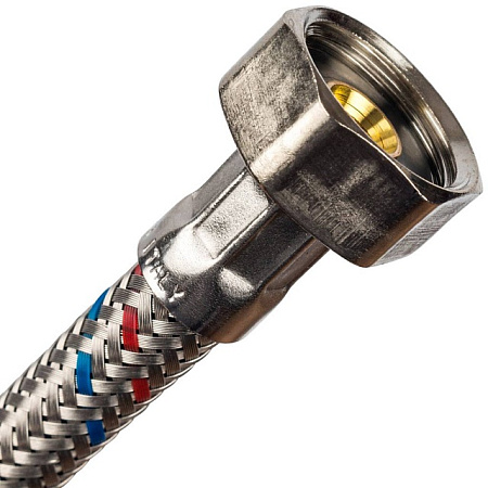 Гибкая подводка для смесителей STOUT нерж.сталь М10*18-1/2"-40 см, пара