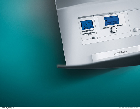 Котел газовый настенный VAILLANT ecoTEC PLUS VU 1206 /5 -5, 120 кВт, одноконтурный, конденсационный