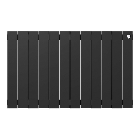 Радиатор биметаллический ROYAL THERMO PIANOFORTE NOIR SABLE NEW 500x12 секций, черный (НС-1176330)