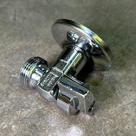 Вентиль запорный Н 1/2" х 3/4" для подключения стиральных / посудомоечных машин UNI-FITT