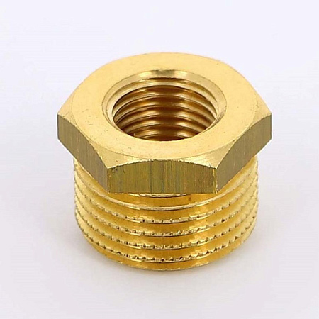 Футорка резьбовая латунная UNI-FITT без покрытия 2"х1/2" ВН