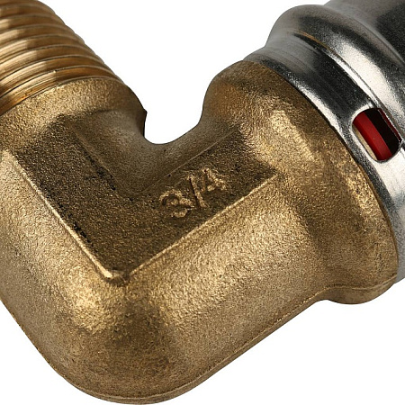 МП Угол резьбовой пресс для металлопласта STOUT Ø26х3/4" Н