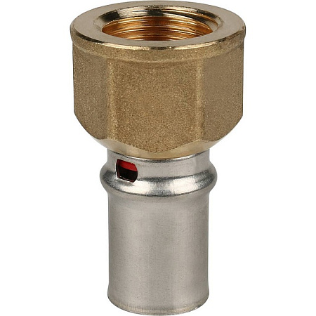 МП Муфта резьбовая пресс для металлопласта STOUT Ø16х1/2" В
