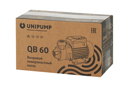Насос поверхностный вихревой UNIPUMP QB 60 (корпус чугун)