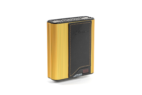 Стабилизатор сетевого напряжения TEPLOCOM ST-555-И Western gold black БАСТИОН (дизайн кожаный)