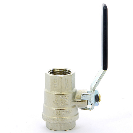 Кран шаровой BUGATTI OREGON 301 рукоятка стальная 1/2" ВВ, полнопроходной
