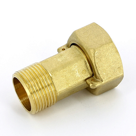Соединение с накидной гайкой UNI-FITT ВН 3/4" х 1" с отверстием для пломбировки