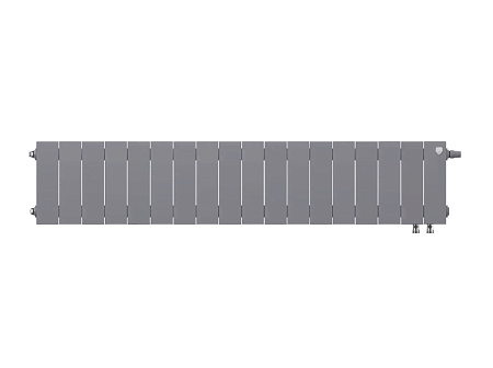 Радиатор биметаллический ROYAL THERMO PIANOFORTE SILVER SATIN VDR 200x18 секций (НС-1346028)
