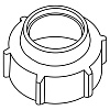 EK Фитинг-евроконус обжимной для жесткой трубки REHAU Ø15х1.0х3/4&amp;quot; (12406011001)
