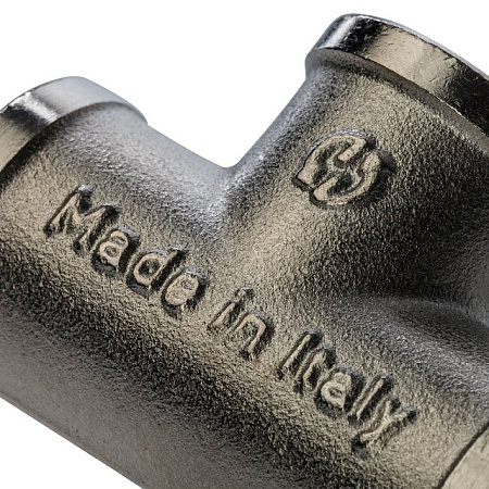 Тройник резьбовой латунный STOUT никель 3/8" В