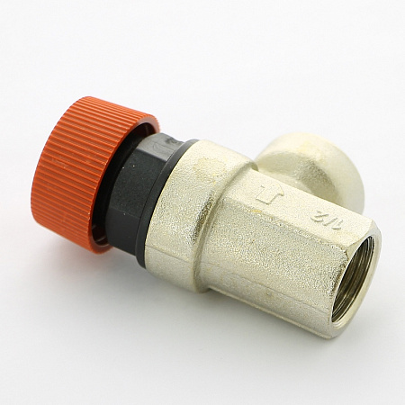 Клапан предохранительный UNI-FITT ВВ 1/2", 6 бар, никелированный